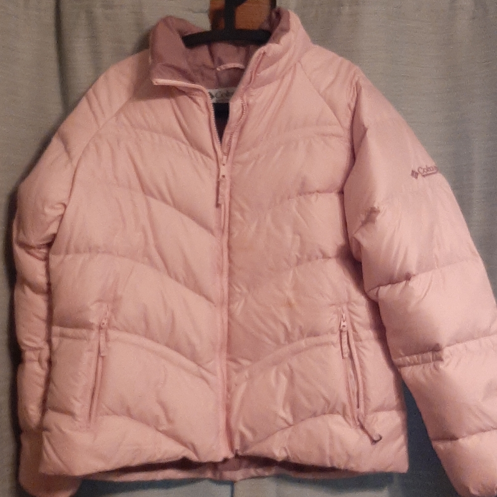 Columbia Light Pink Puffer Jacket